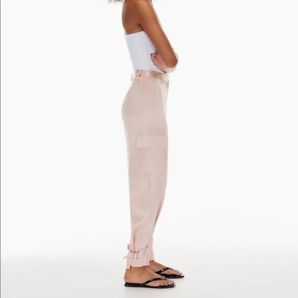 Aritzia silk cargo pant - Picture 6 of 6